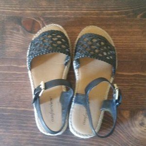 Black Espadrille Sandals